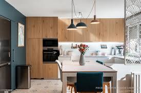 Renovation D Une Cuisine Familiale Contemporaine Et Chaleureuse Lyon Pieces D Identite Elodie Chermette De Renovation Cuisine Cuisine Amenagement Cuisine