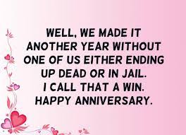 An anniversay is a very important milestone. Funny Anniversary Quotes Text Image Quotes Quotereel