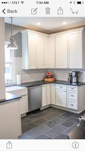Kitchen Floor Montauk Black 12x24 Slate Kitchen Cabinet Design Modern Farmhouse Kitchens Kitchen Remodel