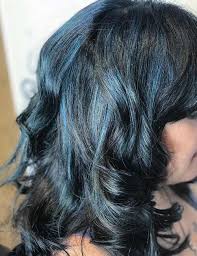 20 Amazing Blue Black Hair Color Looks