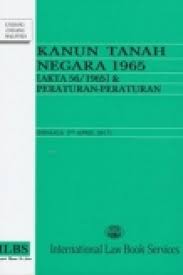 Kanun tanah negara 1965 dan. Kanun Tanah Negara 1965 Akta 56 1965 Zenithway Online Bookstore