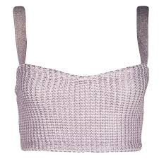 Quality products at remarkable prices. Dior Metallic Pink Foil Printed Knit Bustier Top S Dior Tlc
