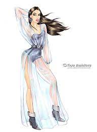 How To Draw Chiffon I Draw Fashion Illustration Fashion Design Fashion Illustration Dresses Fashion Art Illustration