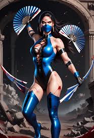 mortal kombat kitana sexy - SeaArt Al - бесплатный генератор искусства ИИ