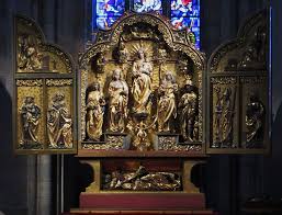 retable cathedrale notre dame du glarier sion canton du valais suisse gothic retable valais cathedrale notre dame art