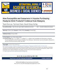 S.3 of the evidence act 1950 provides the definition of evidence as: Pdf How Susceptible Are Consumers In Impulse Purchasing Ready To Drink Products Evidence From Malaysia