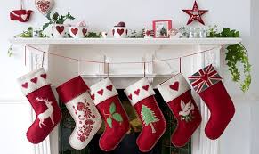 Like The Idea Of Hanging The Stockings From Twine Ribbon Whatever Instead Of St Hanging Christmas Stockings Embroidered Christmas Stockings Christmas Stockings