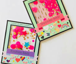 Add 1/8 inch of soil on top of the paper and give it a good drink of water. Diy Seed Shaker Cards