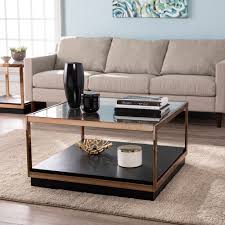 Finished wood, brass, glass, acrylics & more. Mercer41 Lexina Frame Coffee Table With Storage Reviews Wayfair