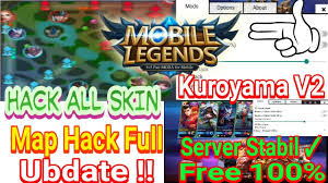 Mobile legends mod apk (hack de piel). Tools Kuroyama Free V2 Mod Apk Mobile Legends Map Hack And