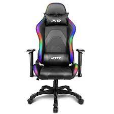 intey gaming stuhl racing stuhl mit led licht burostuhl chefsessel schreibtischstuhl drehstuhl racer gamer stuhl pc stuh gaming chair gamer chair racing chair