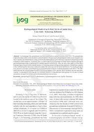 Sore hari yang sudah mulai gelap, sepasang kekasih remaja di kota semarang indonesia lagi berduaan di kamar kos. Pdf Hydrogeological Model Of An Urban City In A Coastal Area Case Study Semarang Indonesia