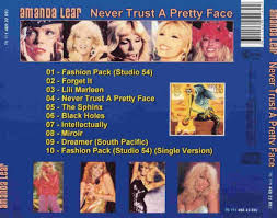 My friends this is now the end, if we loose the battle, we shall live forever the Amanda Lear Never Trust A Pretty Face 1979 Back Cd Covers Cover Century Over 500 000 Album Art Covers For Free