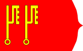 The flag of the city of ceuta is the traditional flag, with four white triangles and four black triangles formed by the diagonals and the medians of the flag, starting with a black triangle in the upper left corner. Ceuta Autonomous City Spain