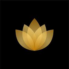 Abstract Gold And Transparent Lotus Logo Design Logo Icons Transparent Icons Gold Icons Png And Vector With Transparent Background For Free Download Lotus Logo Gold Logo Design Logo Design