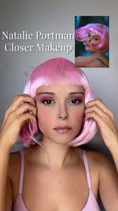 Natalie Portman Pink Wig