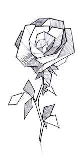 Round, oval, triangle hand drawn delicate flowers, branches, leaves, blossom. Gerelateerde Afbeelding Geometric Drawing Art Drawings Simple Geometric Flower Tattoo