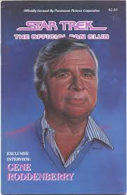 Comics, books and magazines with illustrated Gene Roddenberry covers