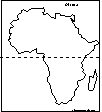 The continent of africa coloring page. African Countries A Coloring Book To Print Enchantedlearning Com