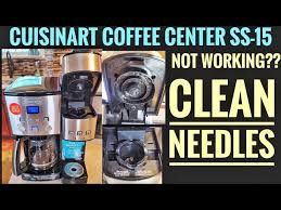 I have reason to believe that coffee is about to stop working! well, mr. How To Fix Cuisinart Coffee Center Not Brewing Coffee On K Cup Side Ss 15 Clean Needles Youtube