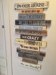 The Best 50 Best Creative Diy Wall Decor Ideas For Beautiful Home Decor Https 24architectures Com Interior Design 50 House Rules Sign Pallet Diy Wooden Signs