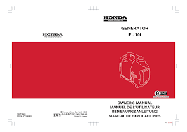 The honda eu3000is has a dc outlet for charging a 12 volt automotive type battery. Honda Eu10i Generator Manual Manualzz