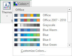 How To Change The Default Colors That Excel Uses For Chart