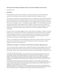 Regards here's a sample email you can use to approach a new client. Http Hkw Law Com Wp Content Uploads 2014 07 Winning Patent Prelitigation Letters Pdf