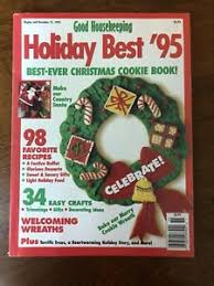 Christmas cookie recipes are not as difficult as you think. Good Housekeeping Magazine December 1995 Best Christmas Cookies Recipes Wreath Ebay