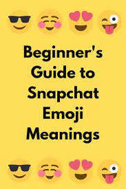 Beginner S Guide To Snapchat Emoji Meanings Snapchat Emojis Emoji Meaning Snapchat Emoji Meanings