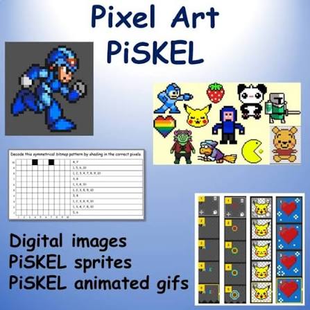 Pixel Art using piskel by Barrie James | TPT