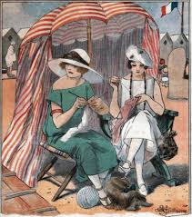 Join our email list to receive our weekly ad, special promotions, fun project ideas and store news. Fine Art Poster Knitting On The Beach Lori Kennedy Quilts