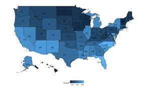 A map of the united states, with state names (and washington d.c.). Plot A Numerical Values In United States Map Based On Abbreviated State Names Stack Overflow