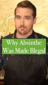Why absinthe was illegal. #tastinghistory #absinthe #cocktail #history
