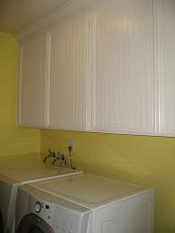 Nothing special, but this treatment really makes them look so much better. Pin By Lindsay Zielinski On For The Home Beadboard Wallpaper Home Wallpaper For Kitchen Cabinets