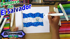 Sin embargo, esta conmemoración nacional fue oficialmente reconocida hasta 1940 la bandera nacional consiste en un rectángulo dividido en tres franjas verticales de medidas idénticas, con los colores en el siguiente. Dibuja Y Pinta La Bandera Nacional De El Salvador Youtube