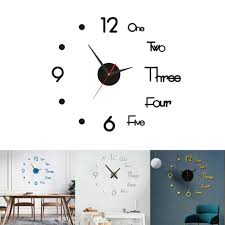 Checkliste für die anschaffung einer progressiven kosteneffektiven designer wanduhren wohnzimmer. 3d Diy Wanduhr Modernes Design Silent Real De