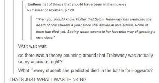 Harry Potter And The Prisoner Of Azkaban Sybill Trelawney Harry Potter Theories Harry Potter Universal Harry Potter Tumblr