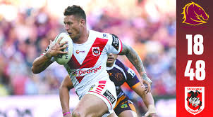 Monday may 3, 2021 at 7:50 pm. Dragons Smash The Broncos In Brisbane To Progress Totalrl Com Rugby League Express Rugby League World