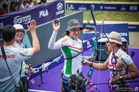 The mexican secured the two points of the set when obtaining 10 units in the third arrow. World Archery On Twitter Mexico S Recurve Women S Team For Rio2016 Aida Roman Alejandra Valencia And Gabriela Bayardo Archery