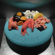 Jess Fondant Cakes Shrimp Cakes Cake Design Cake