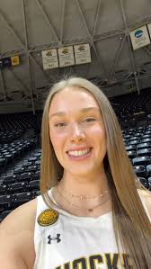 Wichita Sate senior Ella Anciaux (@ella.anciaux13) is here to remind you to  check your inbox for this week’s Shocker Blast 💥 and to come support  @GoShockersWBB against Prairie View A&M tonight! ...