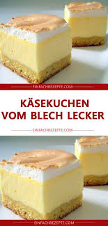 Kasekuchen Vom Blech Lecker Kuchen Und Torten Rezepte Lecker Kuchen