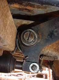 Inside the car, the accelerator pedal linkage is disconnected so the pedal can be pulled away from the assembly. Thesamba Com Split Bus View Topic Replacing Brake Pedal Spring