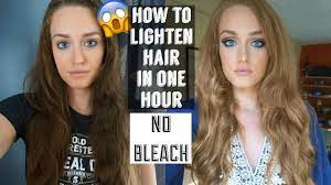 How to lighten hair naturally without absolutely destroying it. How To Lighten Hair Drastically With No Bleach Cheap And Fast Youtube