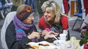 The social justice + engineering initiative. I M Grateful Phoenix S Homeless Gather For Free Thanksgiving Meal