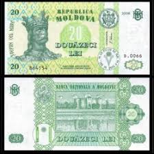1, 2, 5, 10, 20, 50 de lire. 20 Lei Moldova Numista