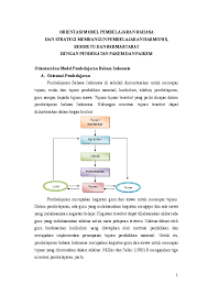 Uú ö'f{$ # $ 9 Orientasi Dan Model Pembelajaran Bahasa Indonesia Fifit Pitaloka Academia Edu