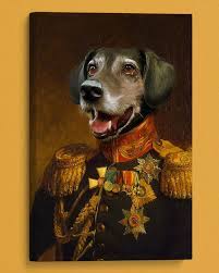 Create your own spectacular custom pet portrait. The General Custom Pet Portrait Your Pet S Face On This Painting