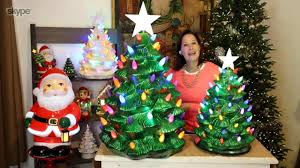 Mr Christmas Oversized Indoor Outdoor Blow Mold Nostalgic Tree On Qvc Youtube